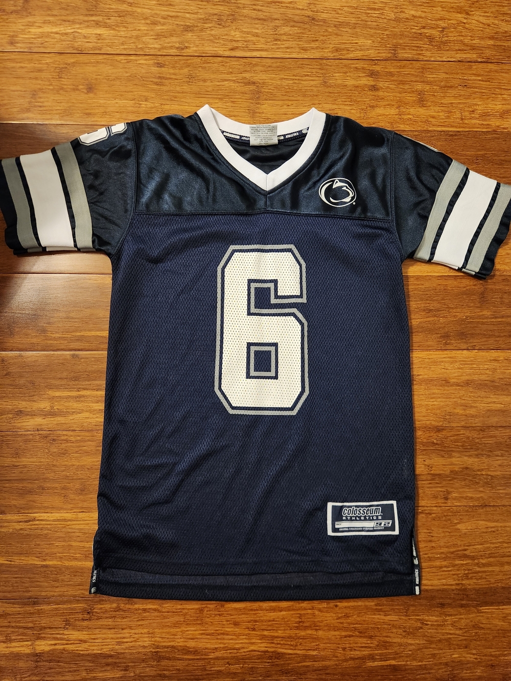 Penn State Nittany Lions #6 Football Jersey, Youth Kids Medium 12-14